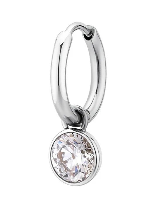 Brosway Orecchino singolo in acciaio con zircone 2in1 Chakra BHKE125 donna