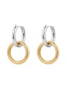 Brosway Orecchini rotondi bicolore in acciaio 2in1 Aura BAU21 donna