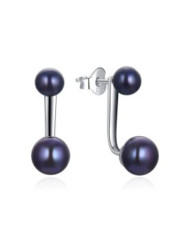MOISS Eleganti orecchini in argento con perla 2in1 E0004867 donna
