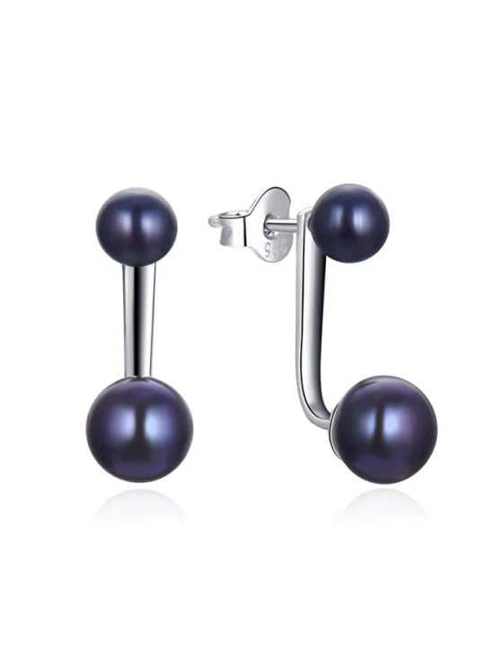 MOISS Eleganti orecchini in argento con perla 2in1 E0004867 donna