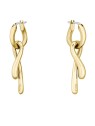 Hugo Orecchini Boss moda in acciaio placcato oro 2 in 1 1580704 donna