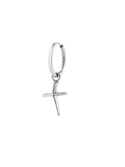 BREIL Orecchini singoli in acciaio a croce 2in1 BX TJ3642 unisex