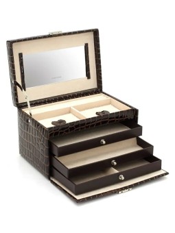 Friedrich Lederwaren Portagioie marrone / beige Jolie 23254-34 donna
