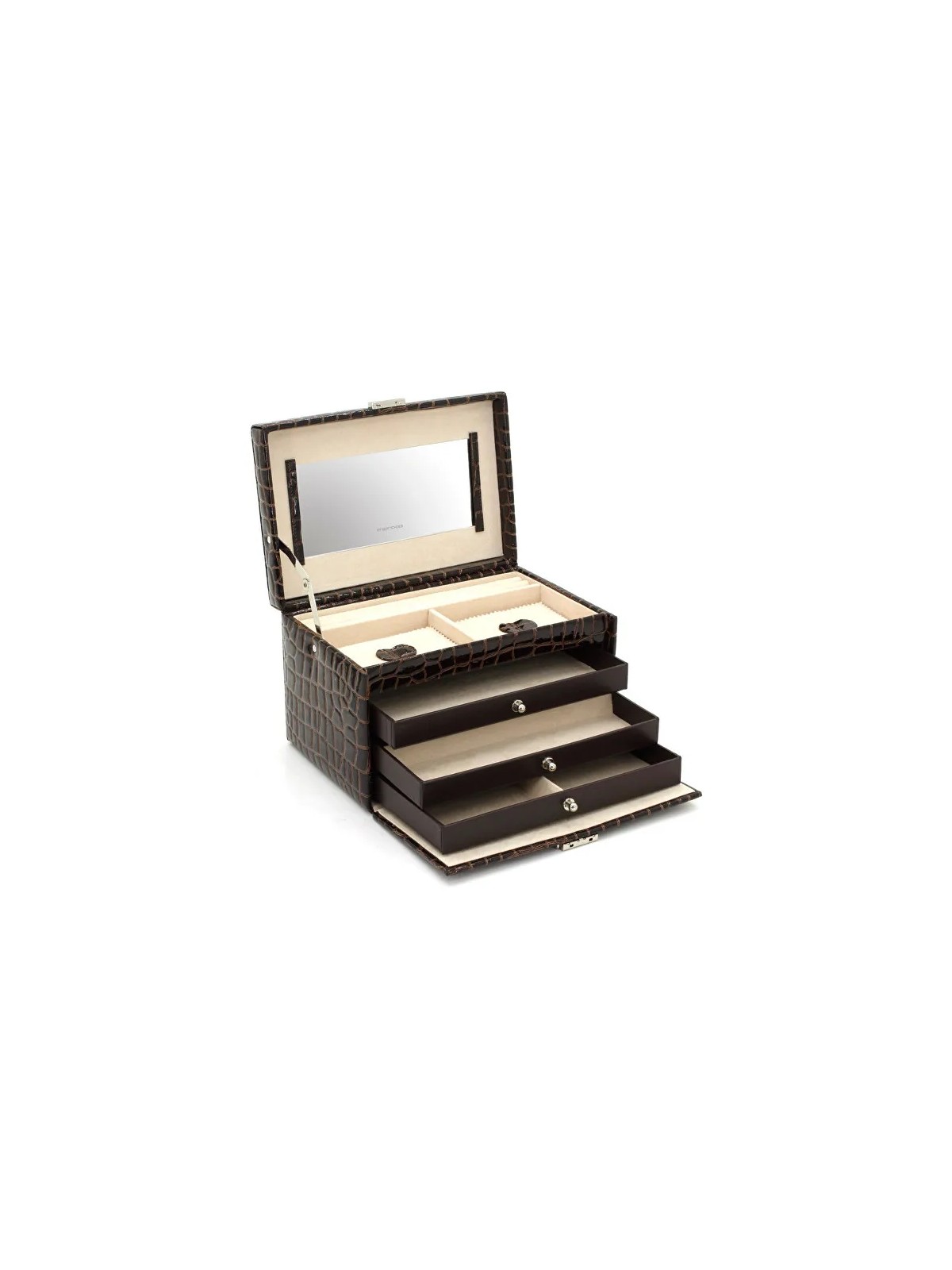 Friedrich Lederwaren Portagioie marrone / beige Jolie 23254-34 donna