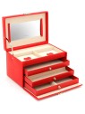 Friedrich Lederwaren Portagioie rosso/beige Jolie 23256-40 donna