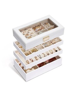 Troli Organizzatore di gioielli bianco donna
