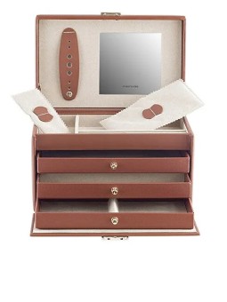 Friedrich Lederwaren Portagioie moderno marrone Cordoba 26217-3 unisex