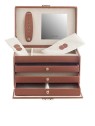 Friedrich Lederwaren Portagioie moderno marrone Cordoba 26217-3 unisex