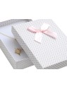 JK Box Scatola a pois per set di gioielli KK-8 / A1 / A6 donna