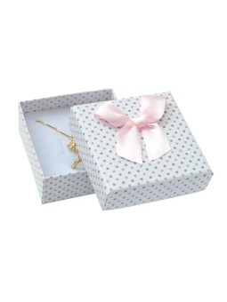 JK Box Scatola a pois per set di gioielli KK-4 / A1 / A6 donna