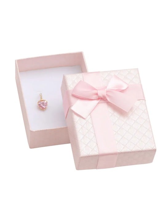 JK Box Scatola regalo rosa per gioielli AT-6 / A5 donna