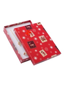 JK Box Scatola regalo di carta natalizia XK-10 / A7 donna