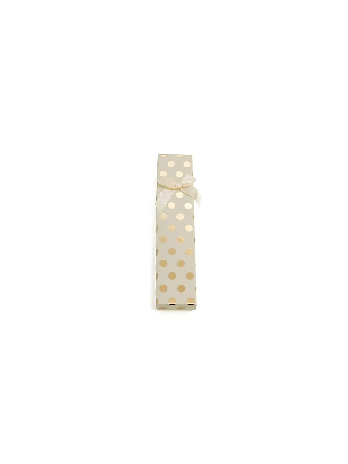 Beneto Exclusive Scatola regalo color crema con pois dorati KP6-20 donna