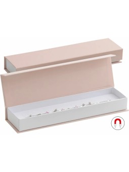 JK Box Scatola regalo rosa cipria per bracciale VG-9 / A5 / A1 donna