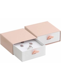 JK Box Scatola regalo rosa cipria per set di gioielli DE-5 / A5 / A1 donna
