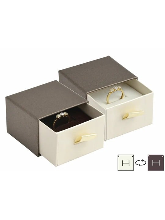 JK Box Scatola regalo moderna per anello DE-3 / A21 / A20 donna