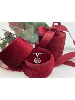 JK Box Scatola regalo con catena a nastro rosso LTR-3/S/A7 donna