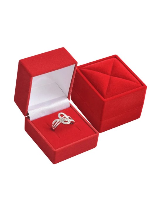 JK Box Scatola regalo in velluto per anello RE-02 / A7 donna