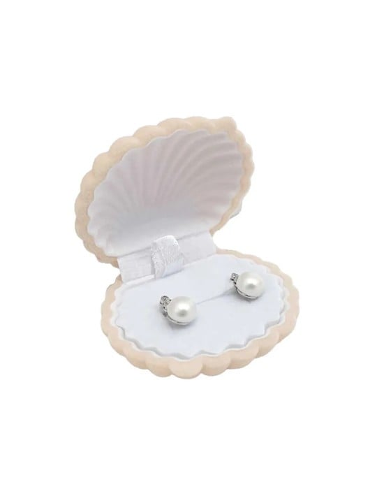JK Box Scatola regalo per orecchini Shell GD-7/A20 donna