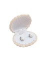 JK Box Scatola regalo per orecchini Shell GD-7/A20 donna