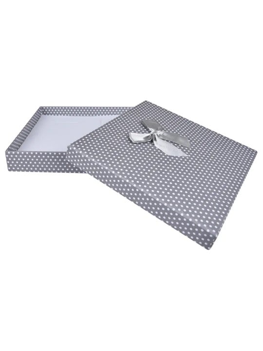 JK Box Scatola a pois per set di gioielli KK-10 / A3 unisex