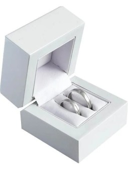 JK Box Scatola regalo per fedi nuziali DD-2 / NA / A1 unisex