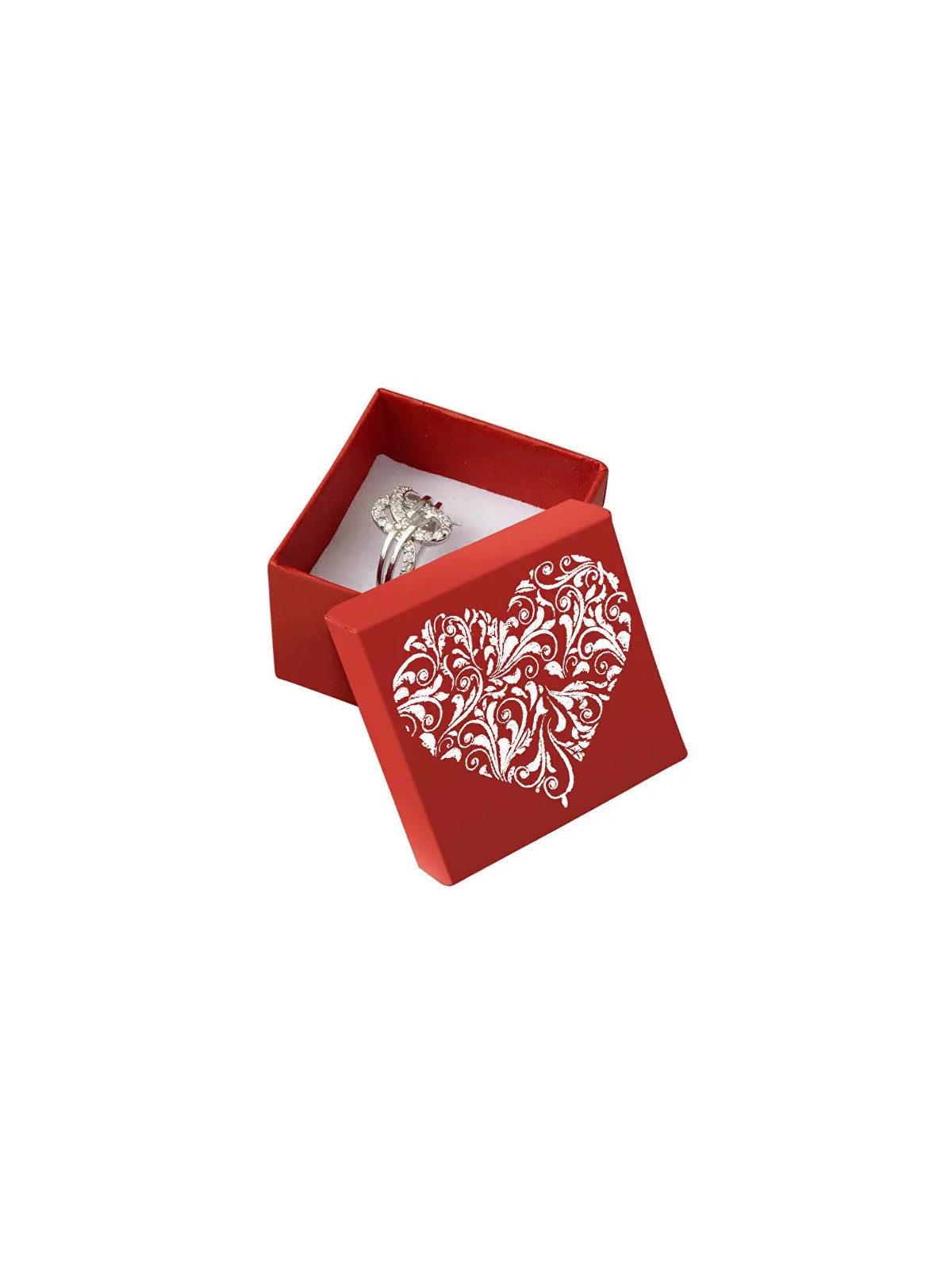 JK Box Scatola rossa con cuore LD-3/A7/AG unisex