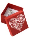 JK Box Scatola rossa con cuore LD-3/A7/AG unisex