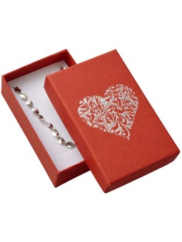 JK Box Scatola rossa con cuore LD-6/A7/AG unisex