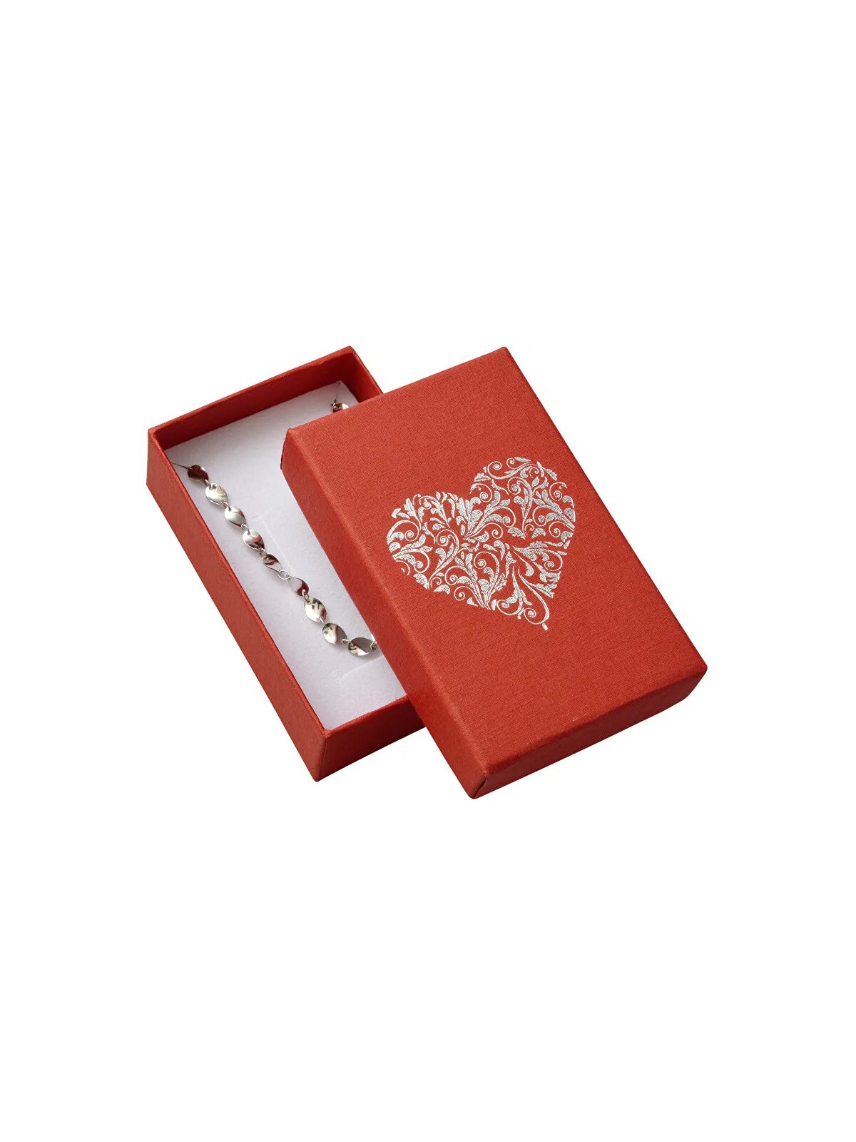 JK Box Scatola rossa con cuore LD-6/A7/AG unisex