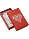 JK Box Scatola rossa con cuore LD-6/A7/AG unisex