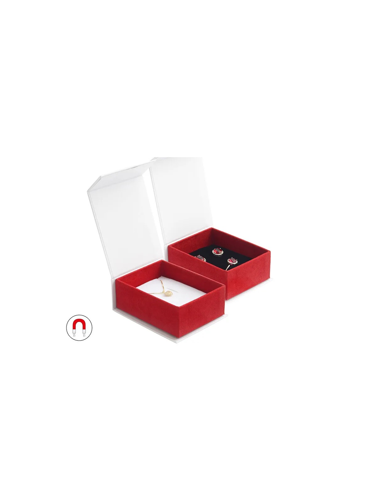 JK Box Confezione regalo per un piccolo set di gioielli BA-6 / A1 / A7 unisex