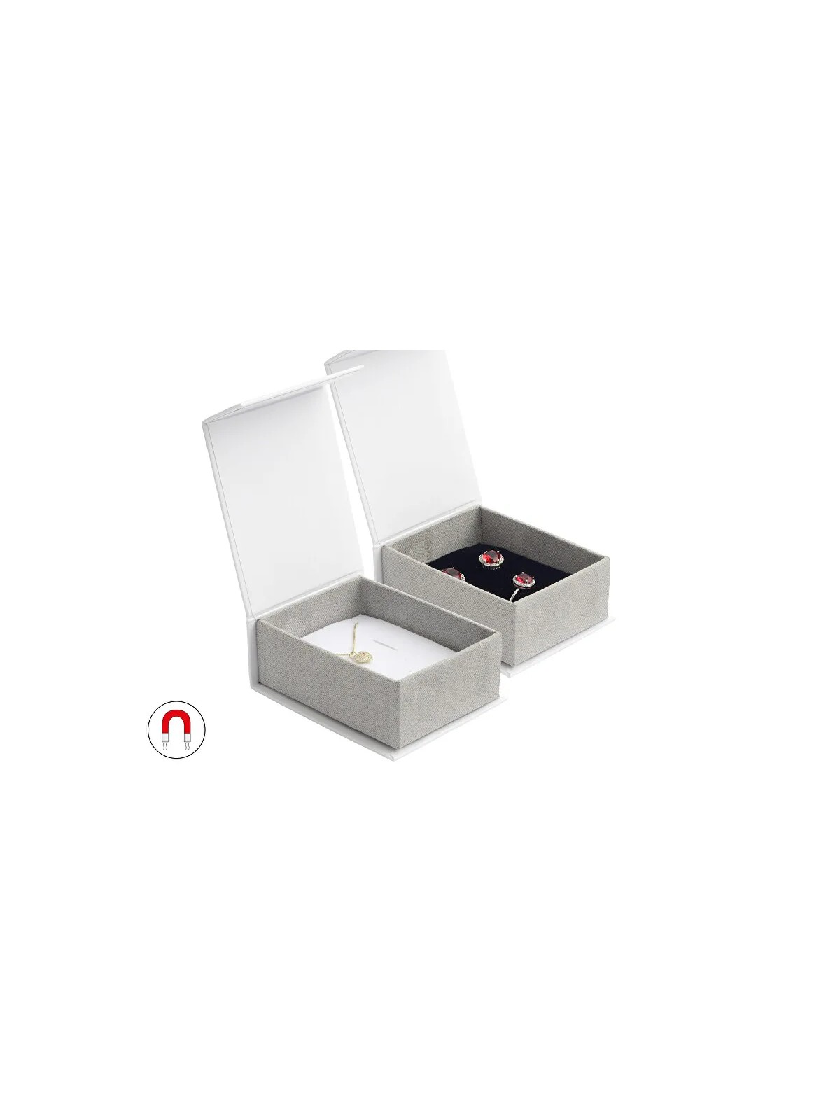 JK Box Confezione regalo per un piccolo set di gioielli BA-6 / A1 / A3 unisex