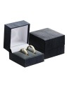 JK Box Scatola in similpelle per fede nuziale o orecchini GZ-2 / NA / A25 unisex