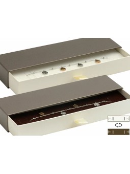 JK Box Scatola regalo moderna per bracciale DE-9 / A21 / A20 unisex