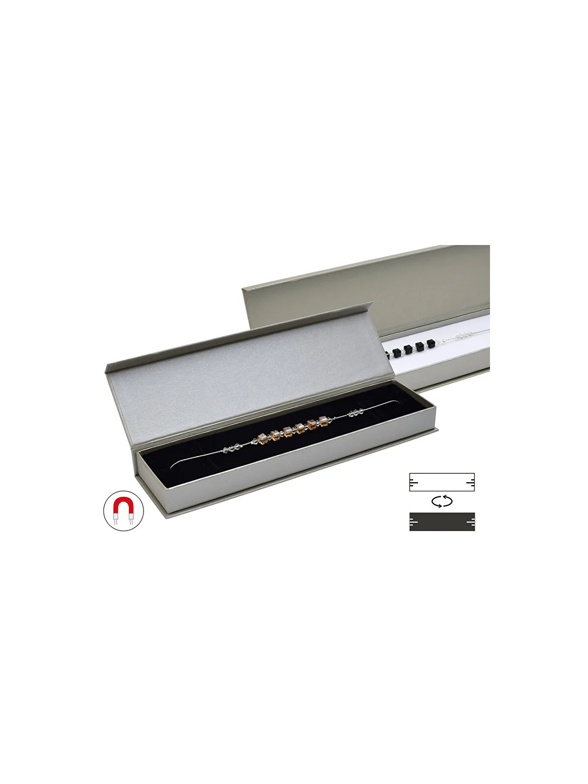 JK Box Scatola regalo per bracciale VG-9 / AG unisex