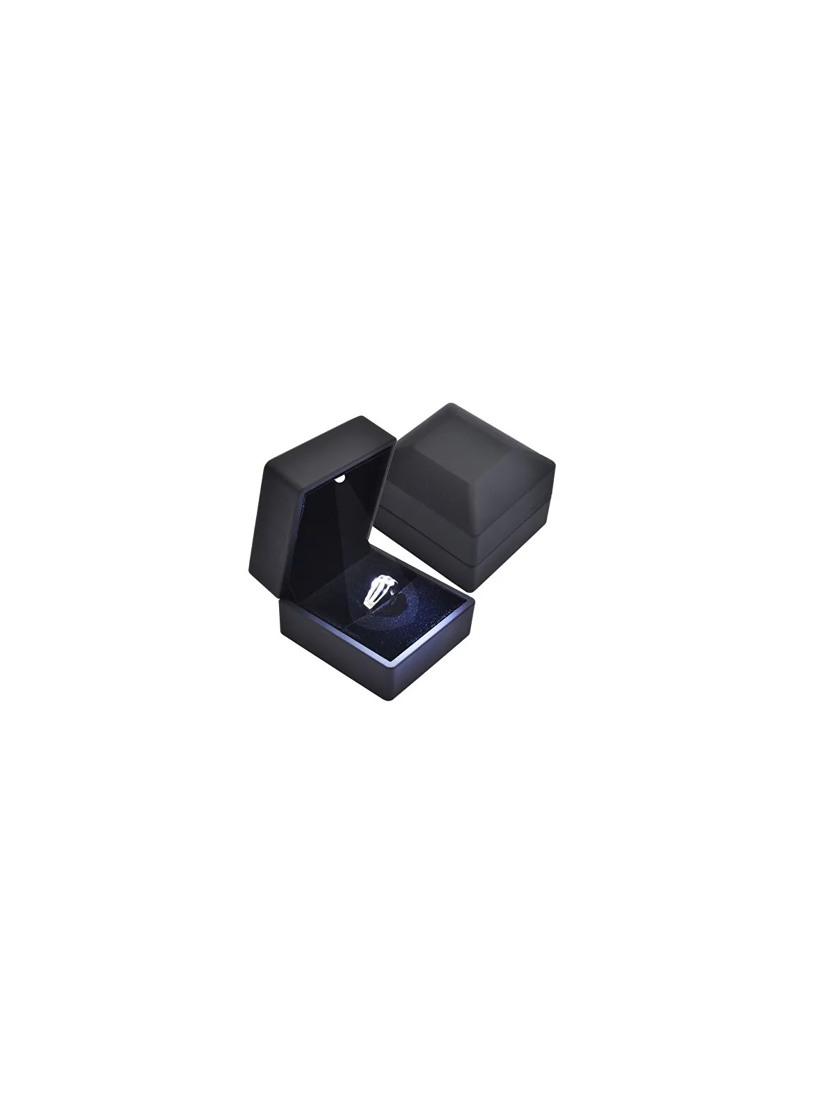 JK Box Scatola ad anello in plastica illuminata e LED KZ-3/A25 unisex