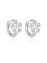 Piccoli orecchini in argento con fiore AGT-ED008KW bambini