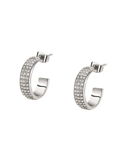 Morellato Eleganti orecchini in acciaio con cristalli creoli SAVN02 donna