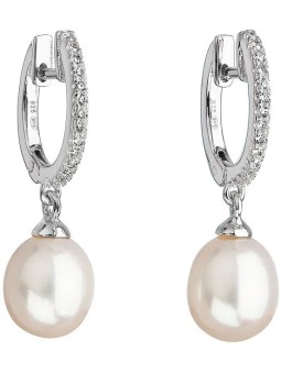 Evolution Group Orecchini in argento e perle Pavona 21002.1 donna