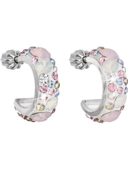 Evolution Group Eleganti orecchini con cristalli 31118.3 Magic Rose donna