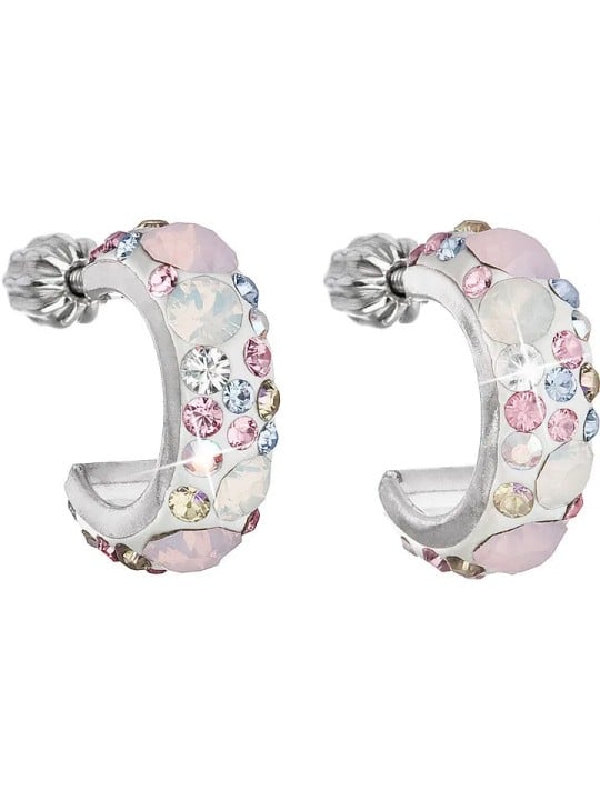 Evolution Group Eleganti orecchini con cristalli 31118.3 Magic Rose donna