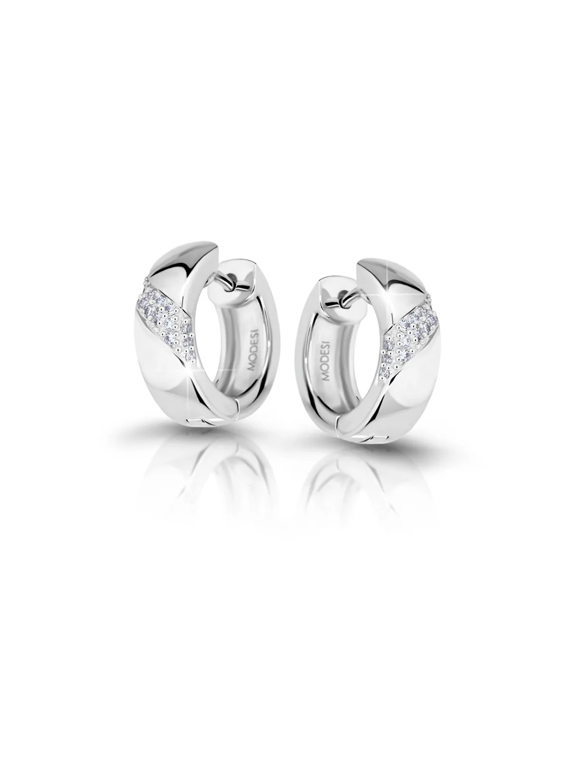 Modesi Orecchini in argento con zirconi cubici M23037 donna