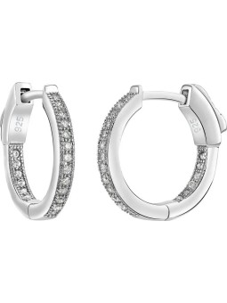 Silvego Orecchini in argento con zirconi JASMIN JJJE0105 con chiusura unica donna