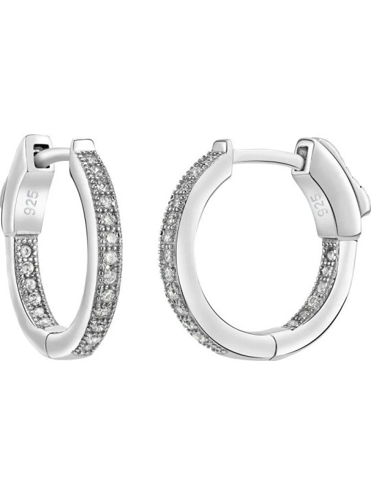 Silvego Orecchini in argento con zirconi JASMIN JJJE0105 con chiusura unica donna