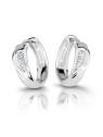 Modesi Orecchini in argento alla moda con zirconi M26027 donna
