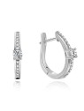 Beneto Orecchini rotondi in argento AGUC185 donna