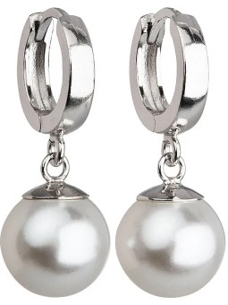 Evolution Group Orecchini in argento con perla bianca 31.151.1 donna