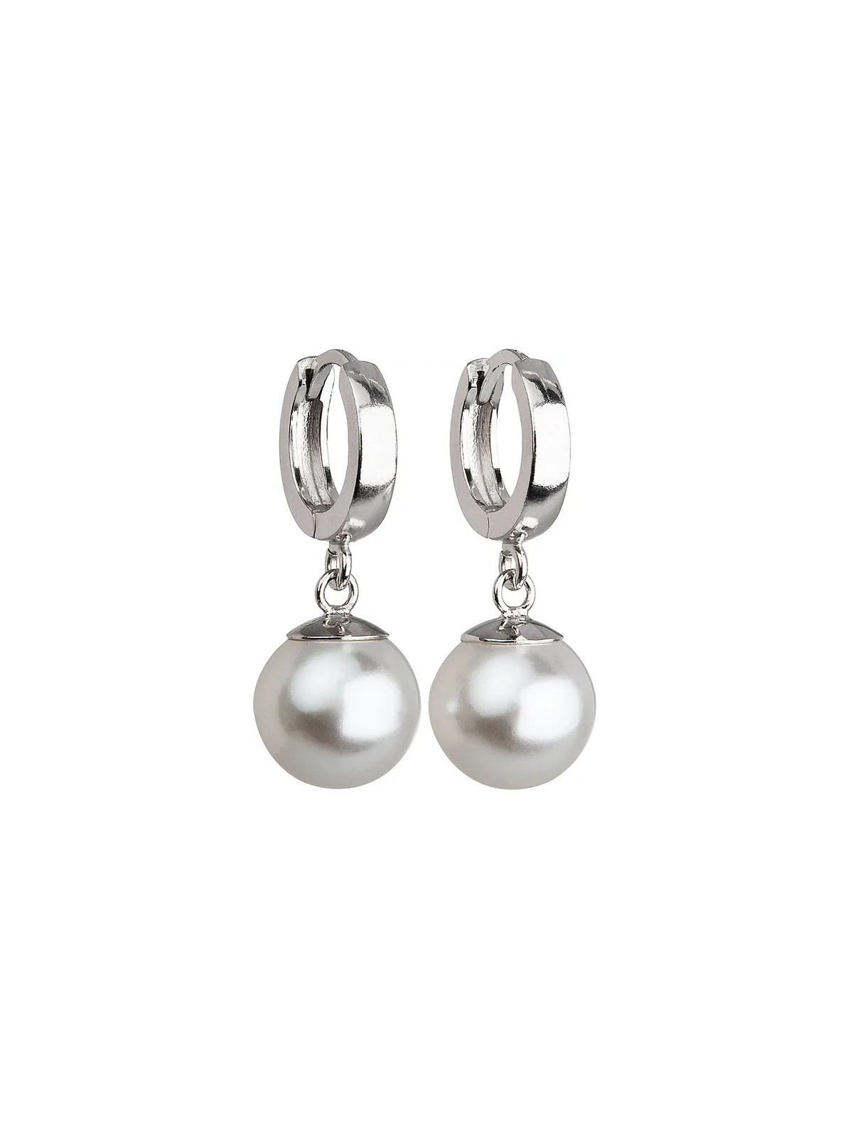 Evolution Group Orecchini in argento con perla bianca 31.151.1 donna
