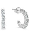 Beneto Orecchini rotondi in argento AGUP1169 donna